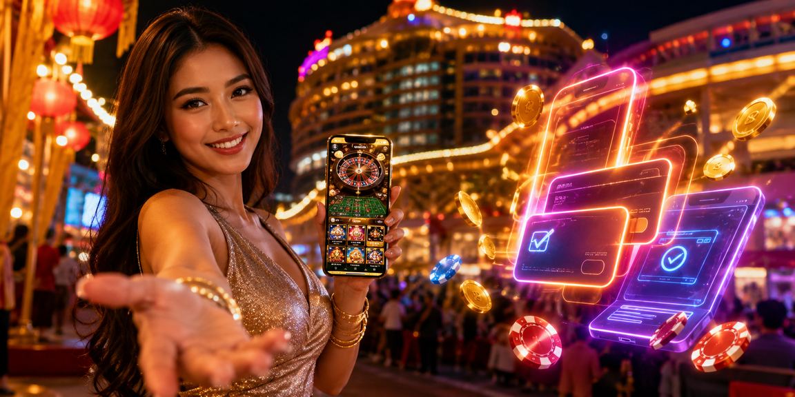 Pemain di Genting Highlands bermain slot kasino dalam aplikasi mudah alih v40